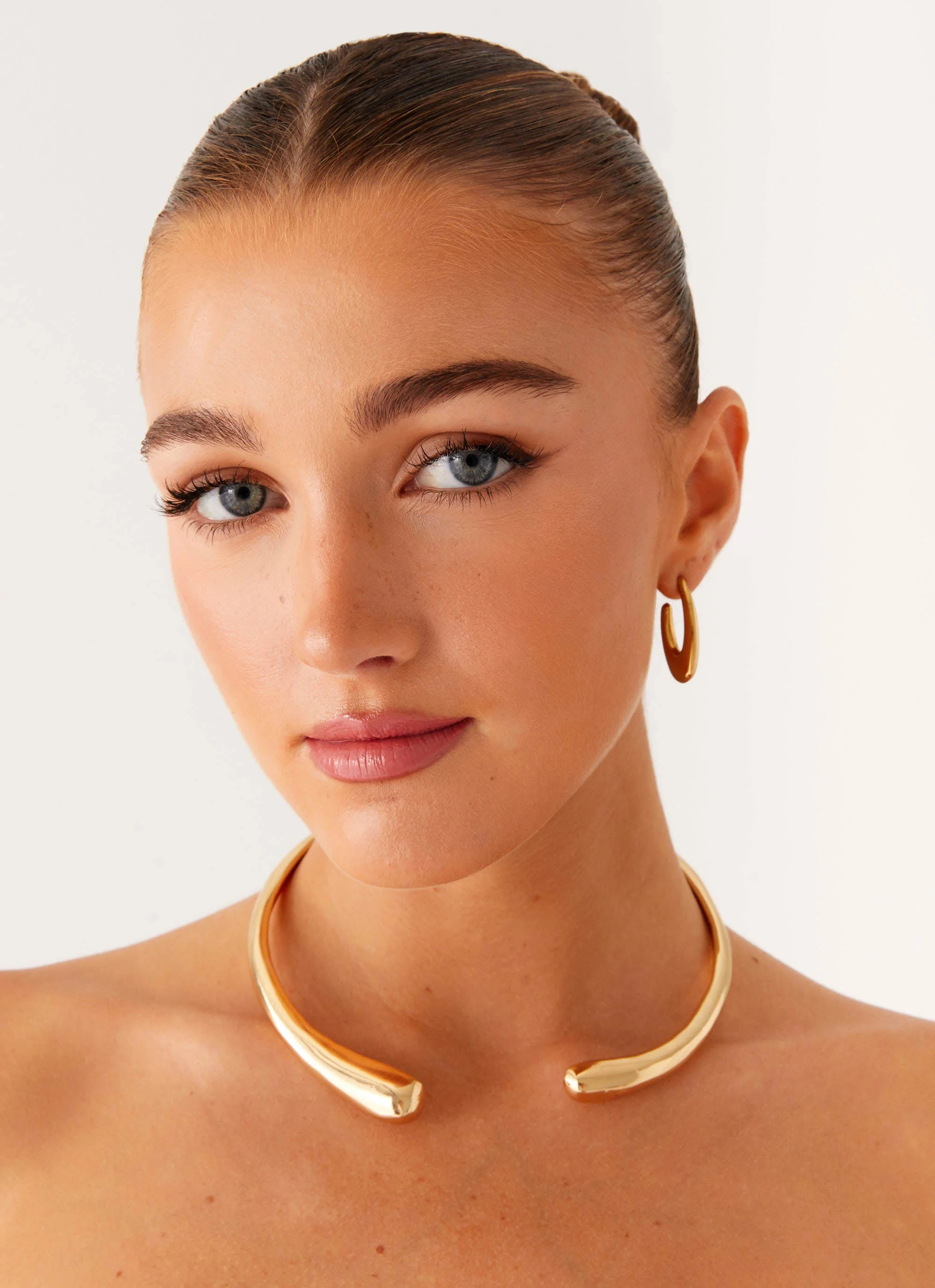 Rayan Choker Necklace - Gold | Peppermayo (Global)