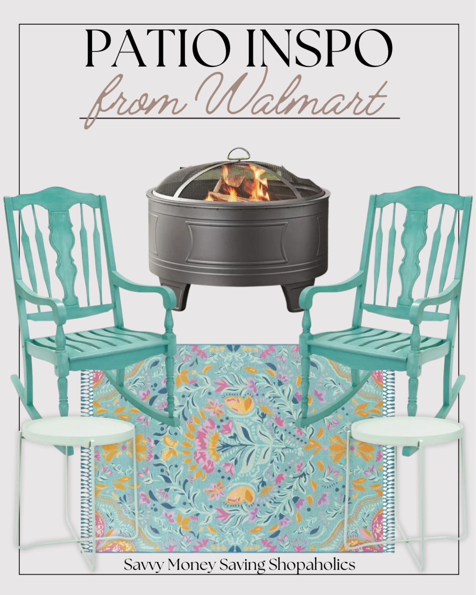 Patio inspo with my favorite color! 

#LTKHome