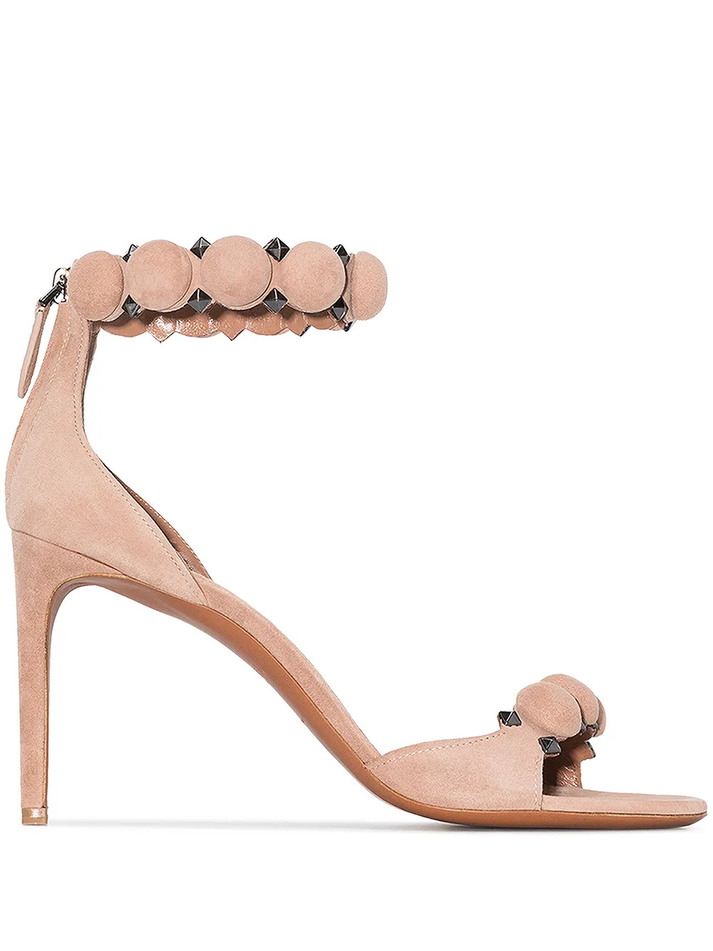 Alaïa Bombe 90mm Suede Sandals - Farfetch | Farfetch Global