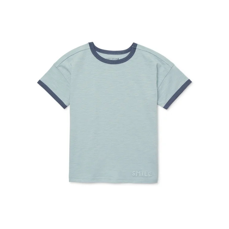 easy-peasy Toddler Boy Short Sleeve Boxy T-Shirt, Sizes 12M-5T | Walmart (US)