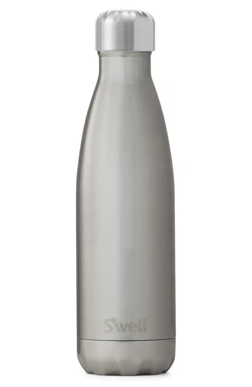 S'Well 17-Ounce Insulated Stainless Steel Water Bottle in Silver at Nordstrom, Size 17 Oz | Nordstrom