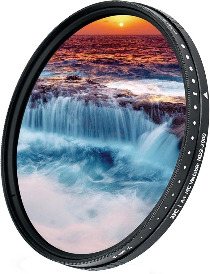 JJC 67mm ND Filter ND2-2000 VND Variable Neutral Density Adjustable Fader for Sony FE 24mm f1.4, ... | Amazon (US)