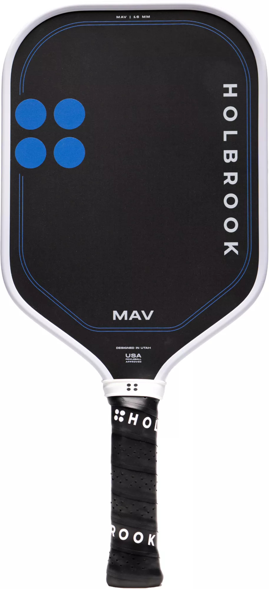 Holbrook Pickleball "The Mav" Pickleball Paddle, Black/Blue | DICK'S Sporting Goods
