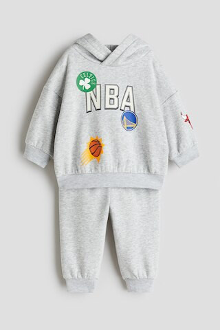 H & M - 2-Piece Hoodie and Joggers Set - Gray | H&M (US + CA)