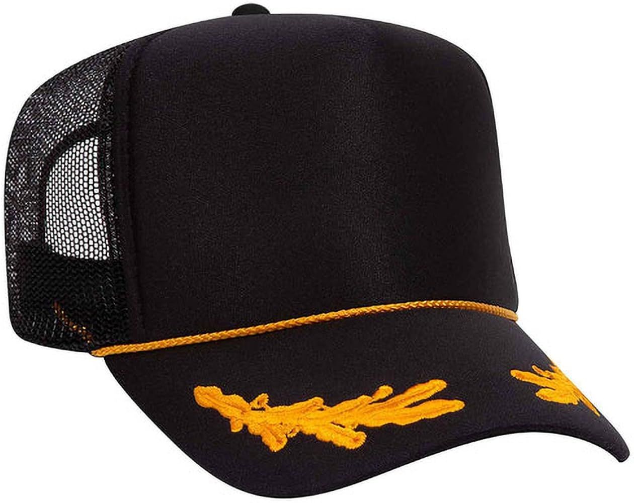 Polyester Foam Front 5 Panel High Crown Mesh Back Trucker Hat | Amazon (US)