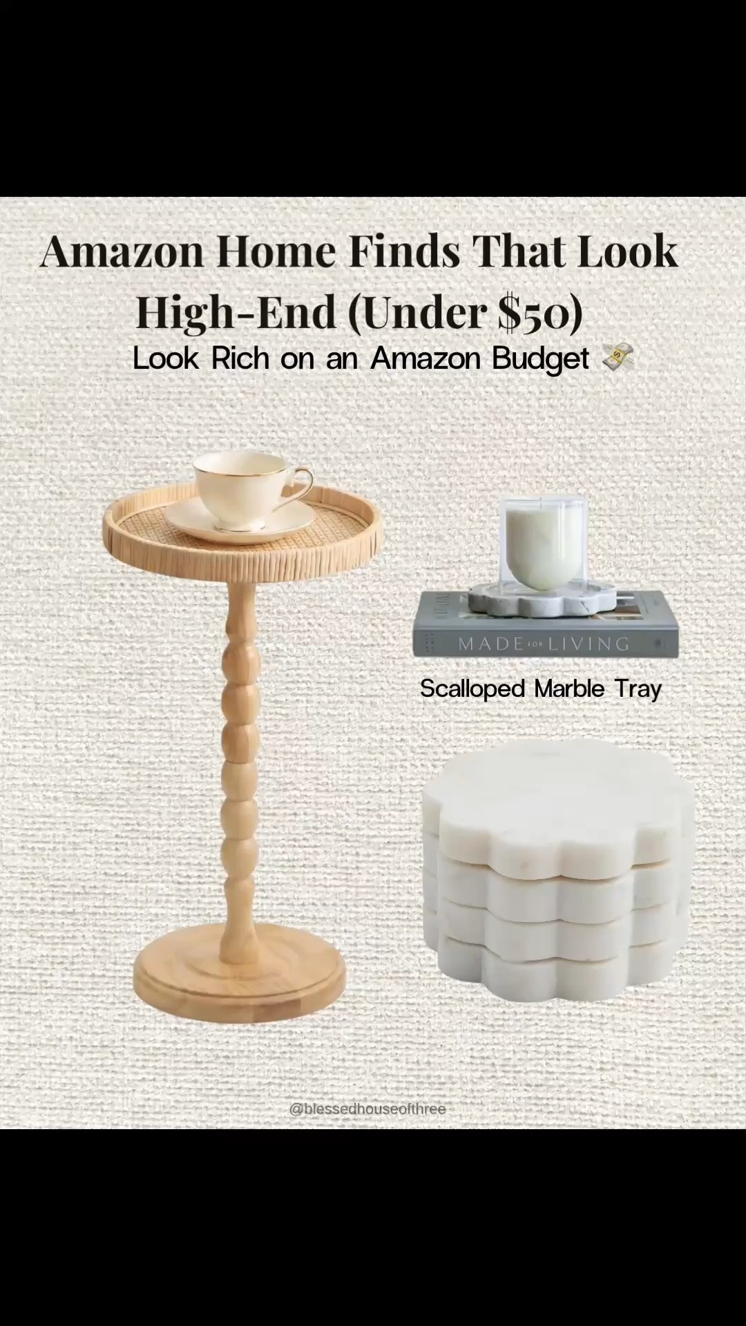 These Amazon home finds look designer without the designer price tag. Sharing some of my favorite affordable home decor finds that help create a high-end, curated look throughout the home. From marble trays and decorative accents to lighting, mirrors, wall decor, and styling pieces, these Amazon favorites blend beautifully with neutral home decor, organic modern interiors, minimalist styling, designer-inspired decor, luxury look for less decorating, elevated Amazon finds, and timeless home design. Follow me on LTK for daily home decor finds, Amazon favorites, affordable luxury decor, neutral styling inspiration, and designer-inspired home ideas.

#LTKHome #LTKSeasonal #LTKSaleAlert