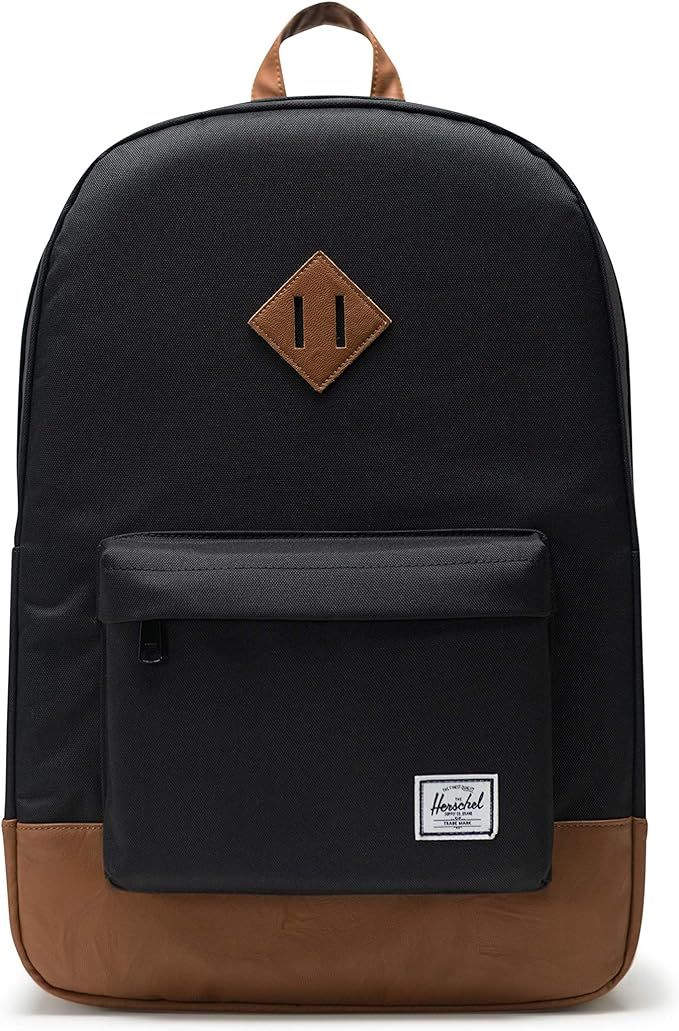 Herschel Heritage Backpack, Black, Classic 21.5L | Amazon (US)