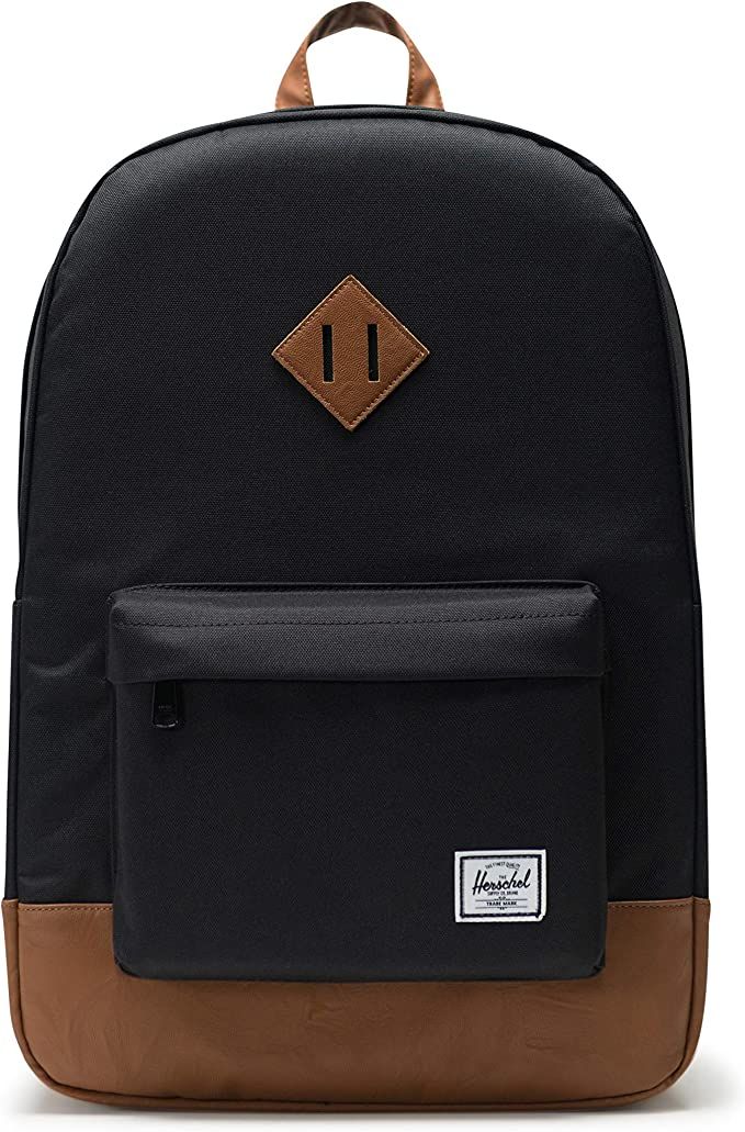Herschel Heritage Backpack, Black, Classic 21.5L | Amazon (US)