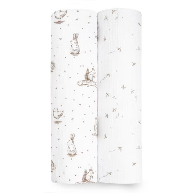 aden + anais Essentials Silky Soft Swaddle Blanket - 2pk | Target