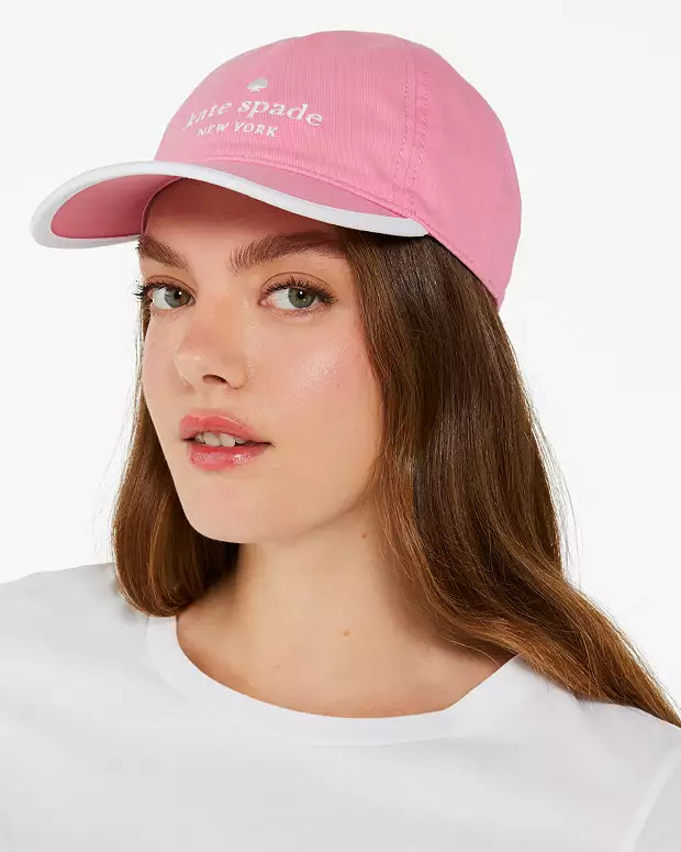 Stacked Logo Baseball Cap | Kate Spade Outlet