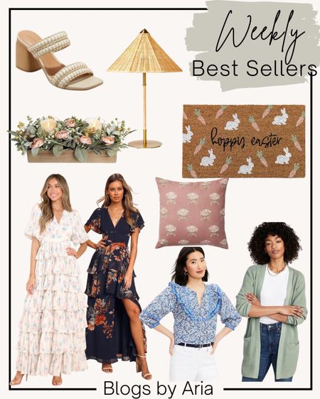 Last weeks bestsellers and reader favorites!! Spring dress, spring decor, spring shoes, home decor, Easter decor, workwear, spring cardigan 

#LTKstyletip #LTKhome #LTKSeasonal