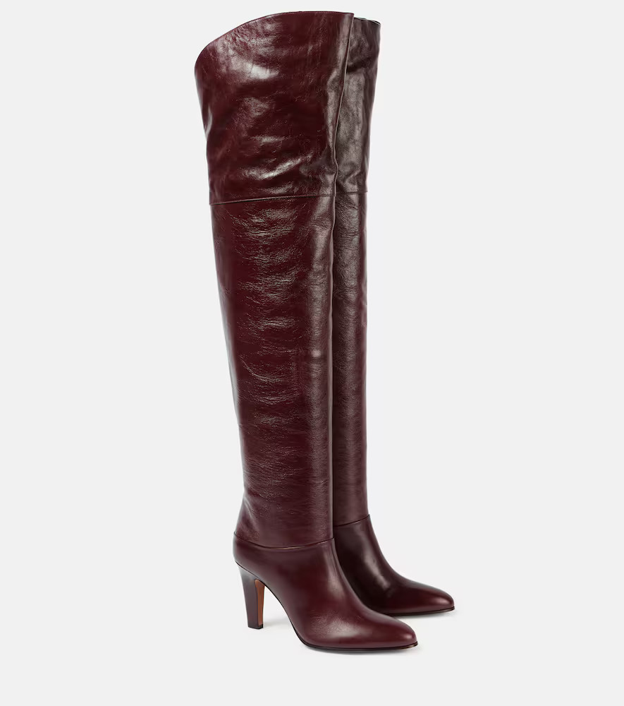 ChloÃ© Eve leather over-the-knee boots | Mytheresa (INTL)