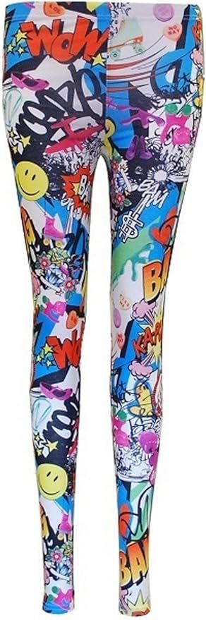 Like a Boss Printed Side Stretchy Legging Trousers | Amazon (US)