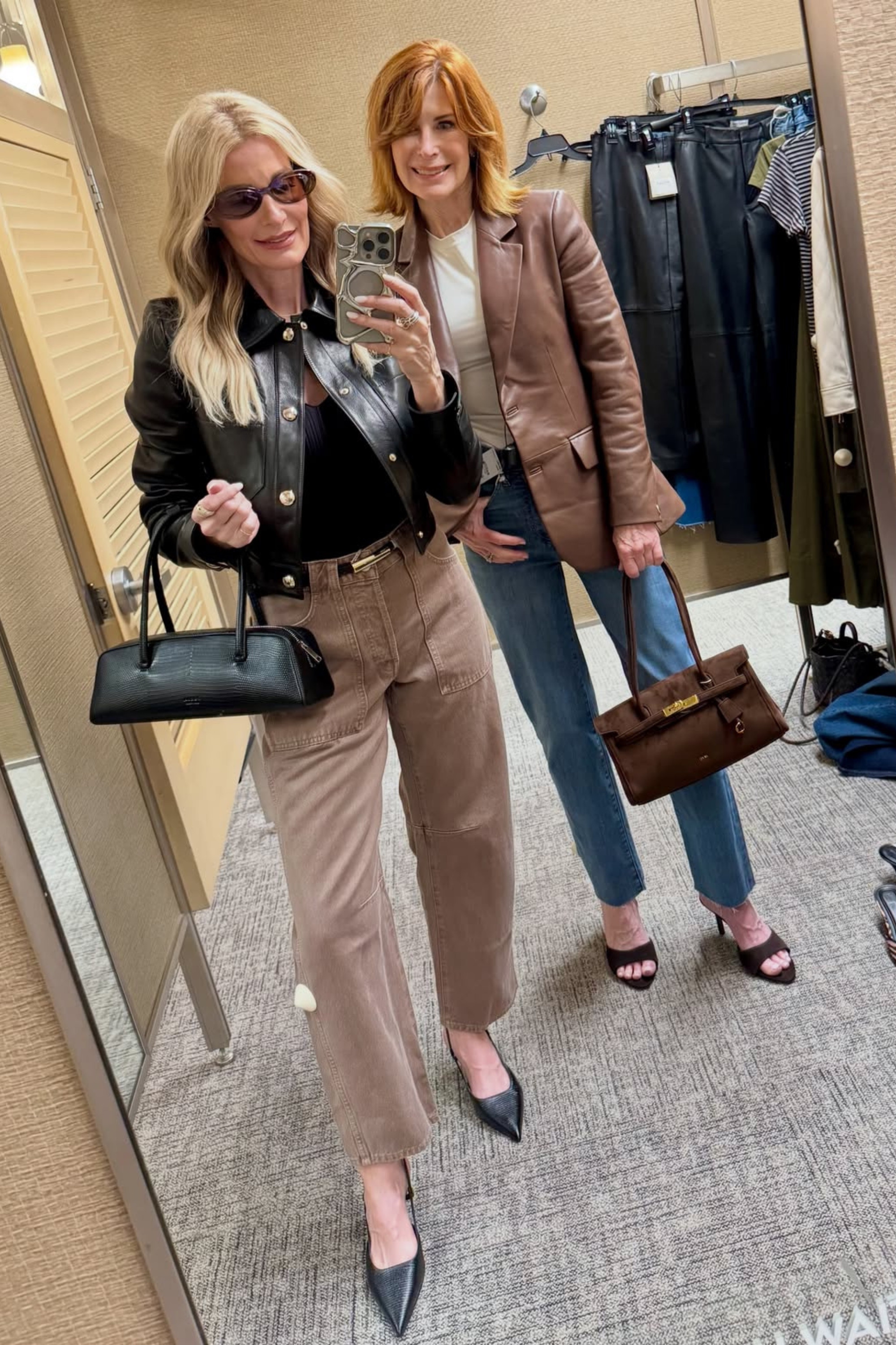 A leather blazer and straight-leg jeans create such a polished everyday outfit! Both pieces are included in the Nordstrom Anniversary Sale, along with several beautiful handbags that add the perfect finishing touch.

#LTKSeasonal#LTKOver40#LTKSaleAlert 

 