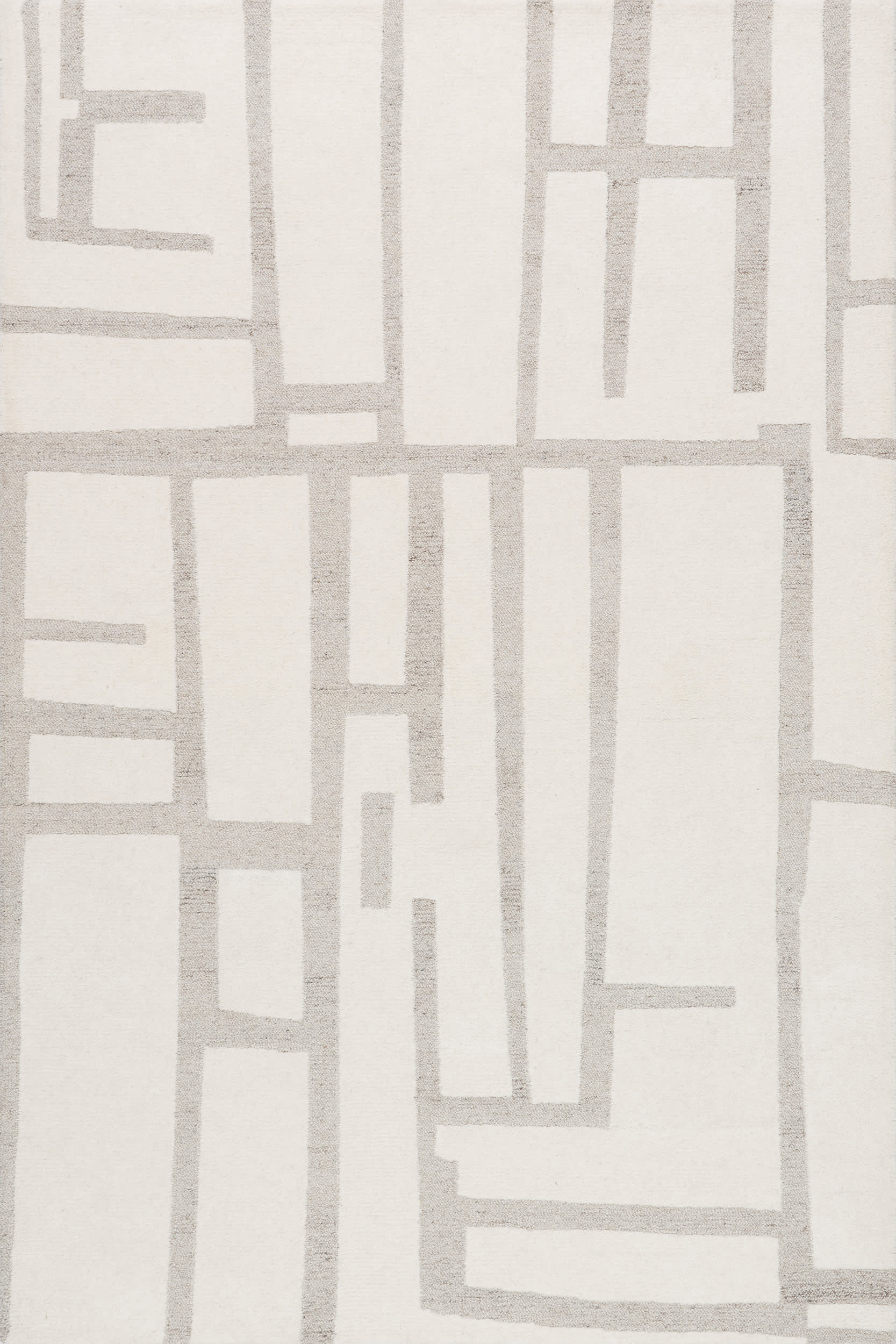 Imogen Geometric Rug | Ivory | Rugs USA