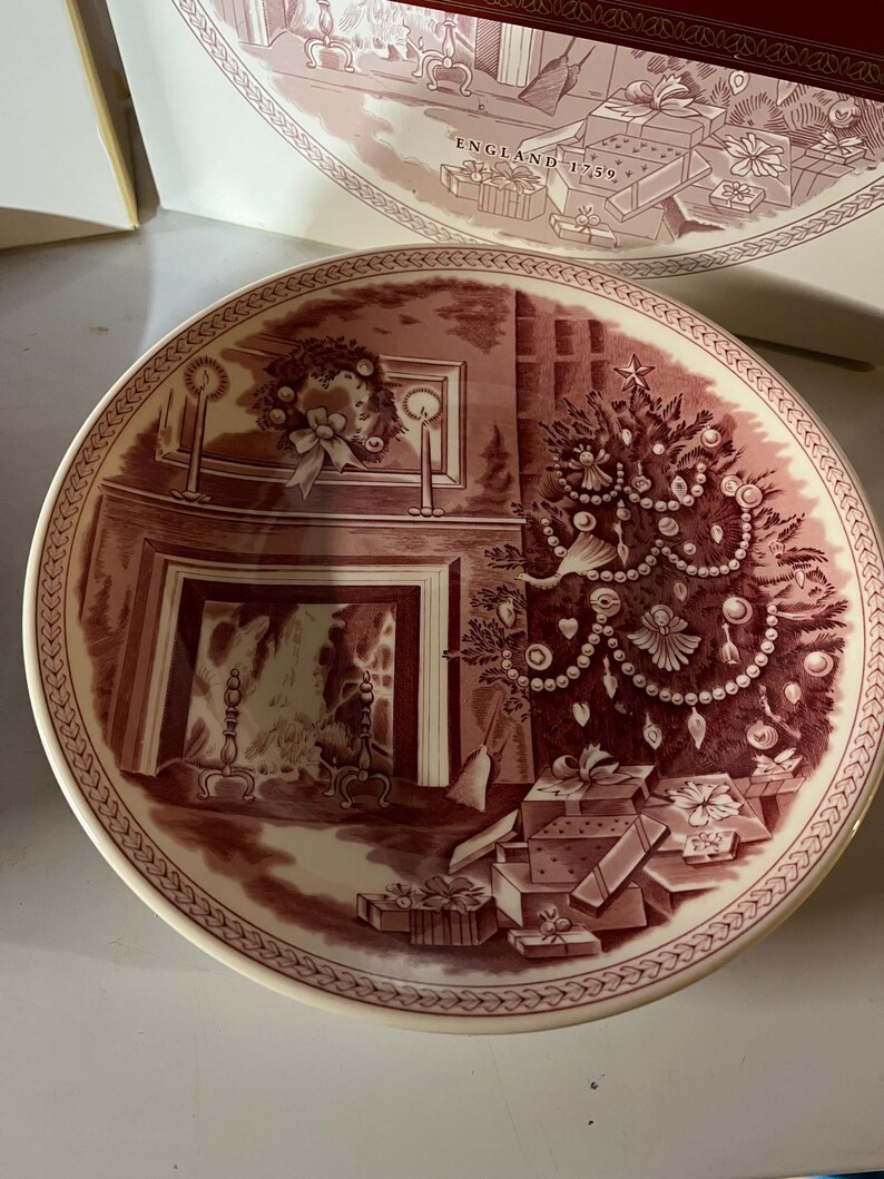 Set of 4 Mayfair by Wedgewood Christmas Eve Plates | Etsy (US)