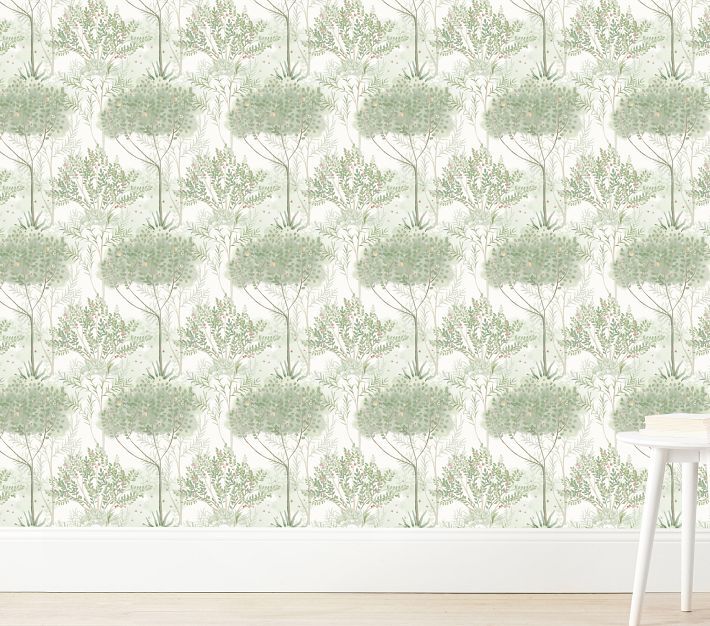 Sweet Trees Wallpaper | Pottery Barn Kids