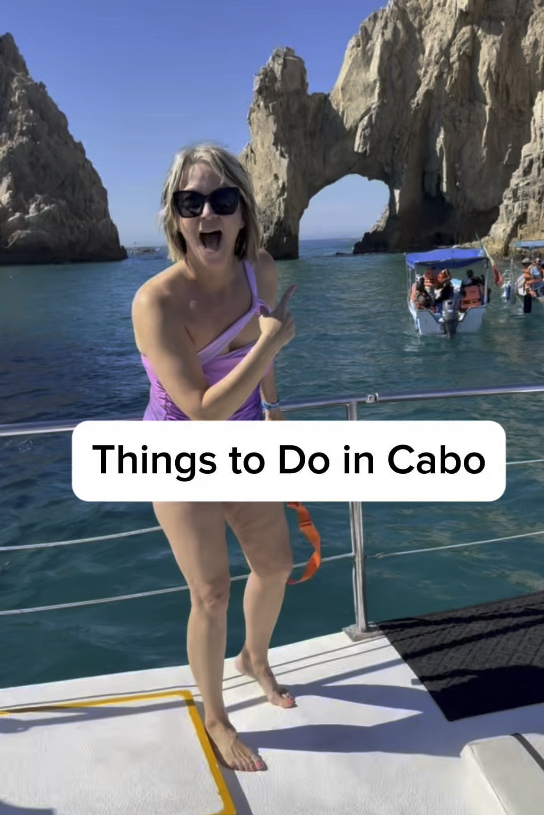✈️ Things to Do in Cabo San Lucas, Mexico and Who We Used 🏝️ Details 👇🏻
1. Snorkeling that includes resort pick up, full lunch, all the gear, peaceful and fun ride super close to the famous El Arco at Lands End, and open bar.
2. Food tour where locals eat. Local, fun tour guide; very small group; full-size portion! My favorite thing to do!
3. Bucket list dinner with breathtaking views and service! 5 mile Uber ride from the marina area is $9.
📍 Who We Used in Lost Cabos 
1. PezGato Cabo @pezgatocabo and also highly recommend @cabo_adventures who we snorkeled with last year. (TRAVEL TIP: take cash because you will want to tip the amazing crew.)
2. Eating With Carmen (also in Cancun, Tulum and Playa del "Carmen" where it started) @eatingwithcarmenfoodtours  (TRAVEL TIP: take cash because you will want to tip the fun and educational guide.)
3. Cliff-side restaurant @cocinadelmaresperanza overlooking the beautiful ocean. (TRAVEL TIP: make reservations. Do not miss this experience)
4. Look for more things to do in Los Cabos by using @getyourguide Just type in the city anywhere in the world and tons of experiences for all ages will pop up.
👨🏼‍✈️ I’m a Houston pilot wife sharing tips to help you “travel the globe without a worry in the world” on YTube and IG. #getoutside #loscabostourism #visitcabo #bajacaliforniapeninsula #pilotwife #visitmexico @aubergeresorts @esperanzaauberge #cocinadelmar #alwaysauberge #foodtour #traveltips #thingstodoincabo


#LTKTravel #LTKOver40