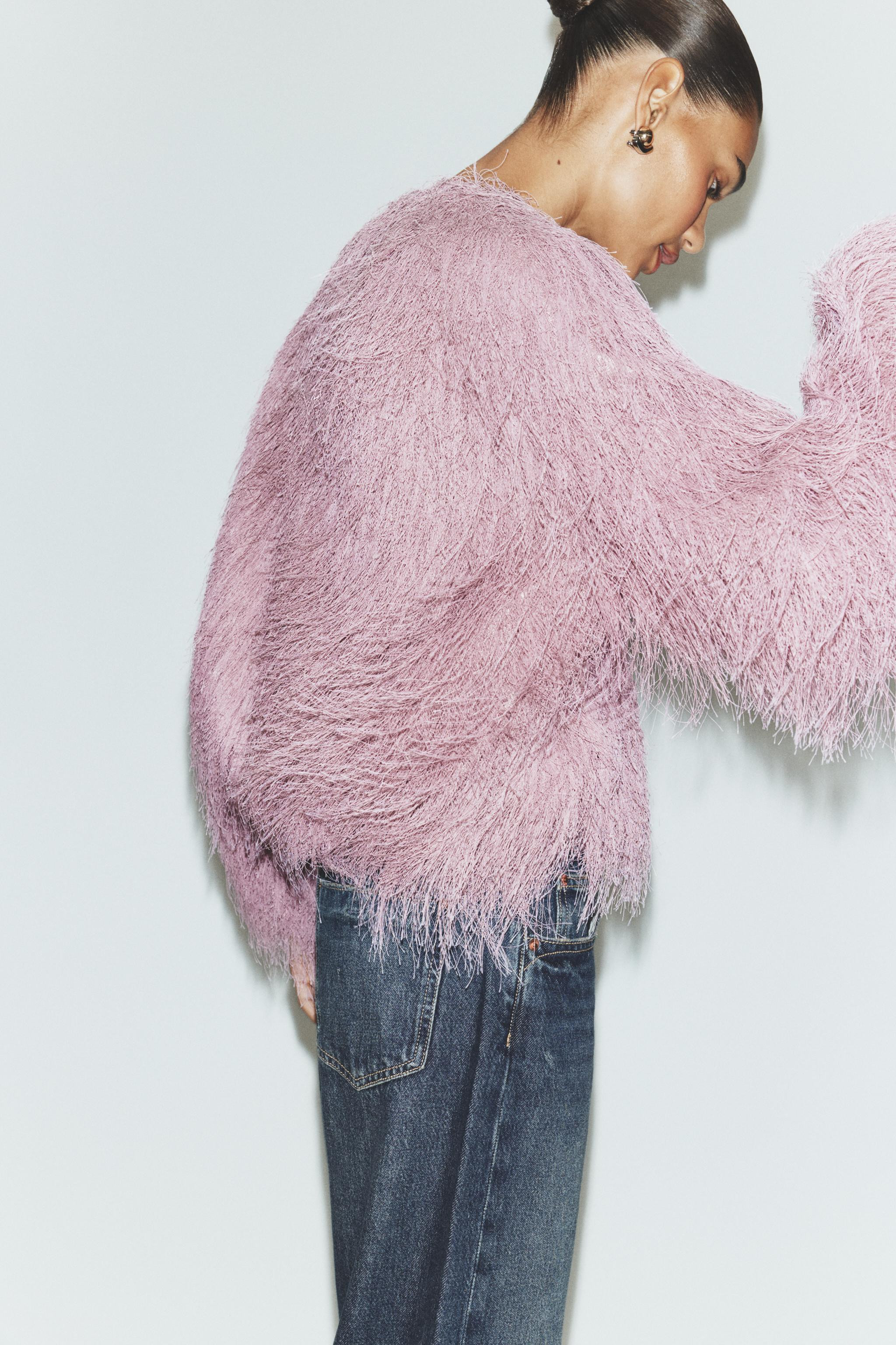 FRINGED BOMBER JACKET | Zara AU
