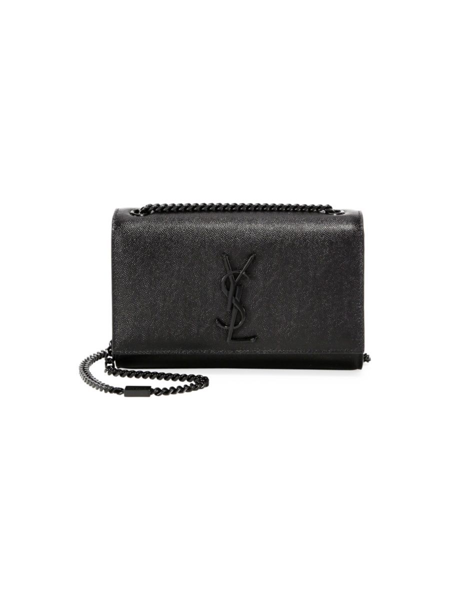saint laurent small kate monogram leather chain shoulder bag | Saks Fifth Avenue