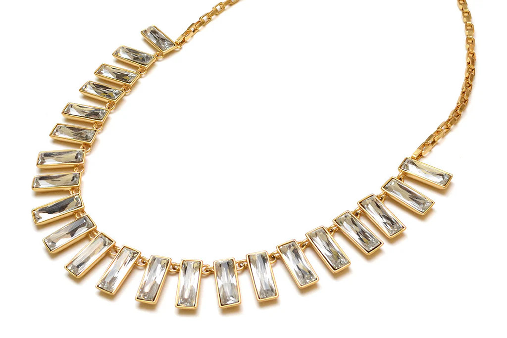 Baguette Crystal Necklace | Mr. Kate (Global)