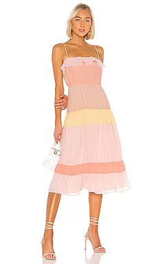 Lovers + Friends Acer Midi Dress in Sherbet from Revolve.com | Revolve Clothing (Global)