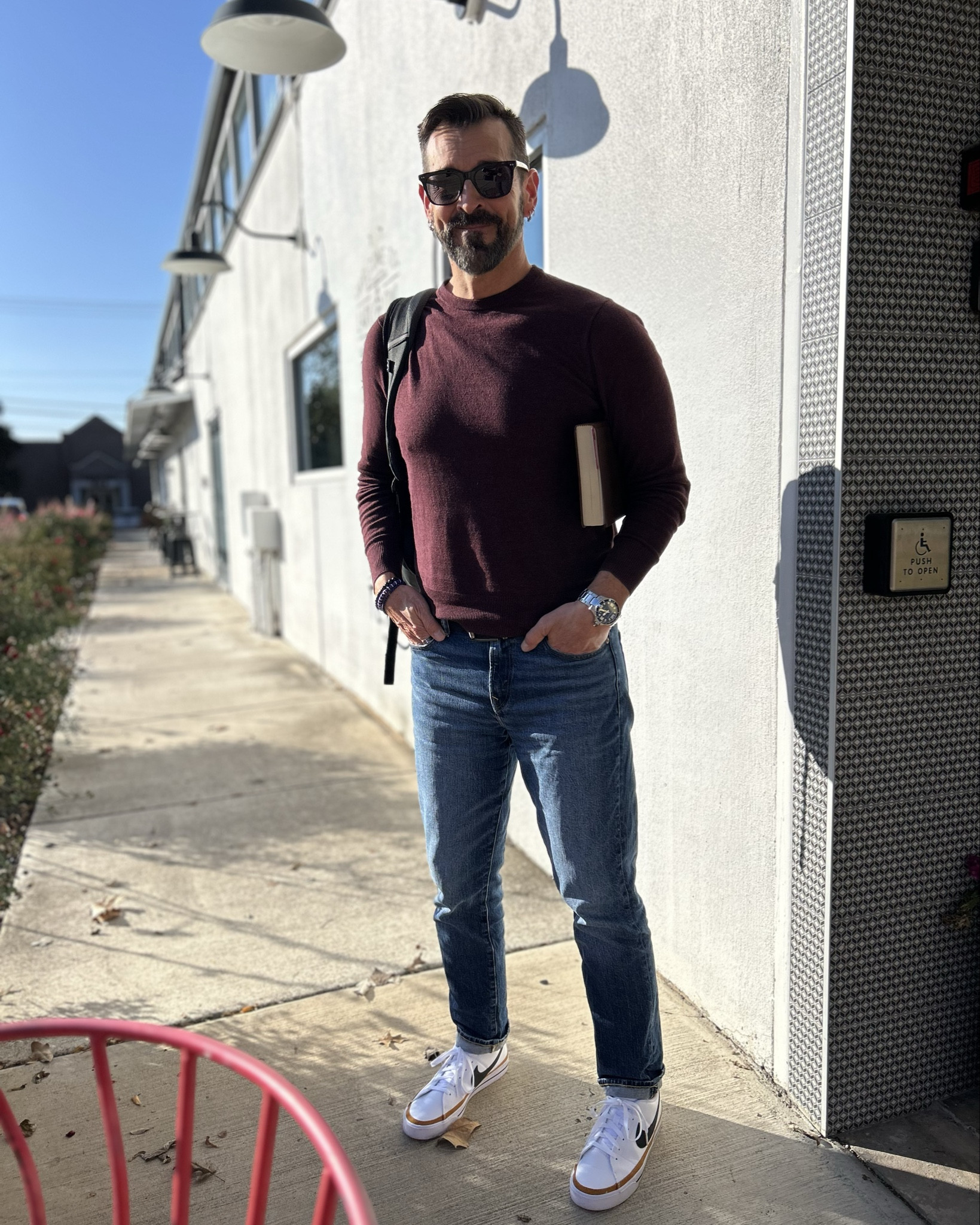 Catching up on admin tasks ‘fit. 

#style #stylist #stylebydutch #ootd #fashion #fashionista #mensfashion #womensfashion  #menstyle #womensstyle  #watchnerd 

#LTKOver40 #LTKSeasonal #LTKMens