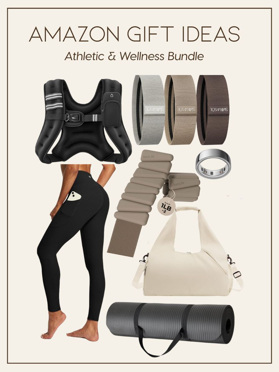 A great gift idea for anyone who loves fitness or wellness. These essentials, all from Amazon, are perfect for supporting movement, strength, and daily routines.
@amazon @amazonfashion #founditonAmazon #ad #winterfavorites2025 #LTKgiftguide 

 
