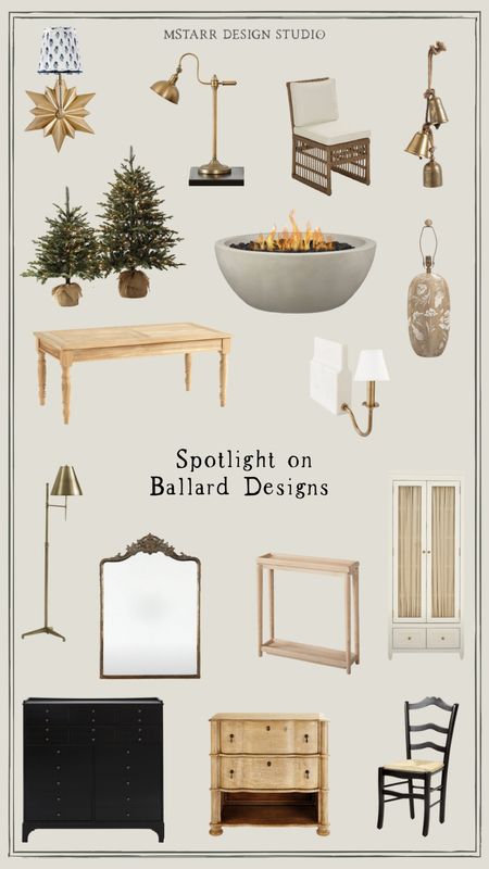 Spotlight on Ballard Designs…

My favorite items at Ballard Designs, most on sale right now! Outdoor furniture and accessories, mirrors and armoires, tables lamps and more! 

#LTKsalealert #LTKHoliday #LTKhome