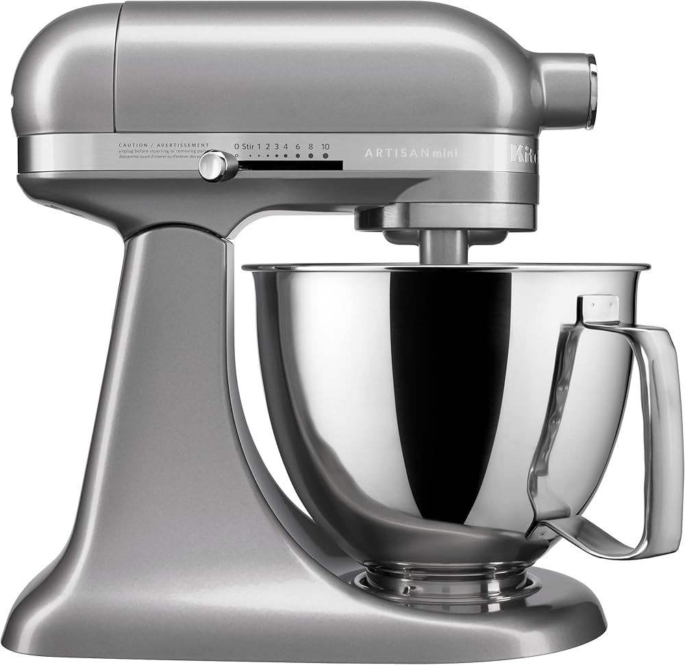 KitchenAid Artisan Mini 3.5 Quart Tilt-Head Stand Mixer - KSM3316X - Contour Silver | Amazon (US)