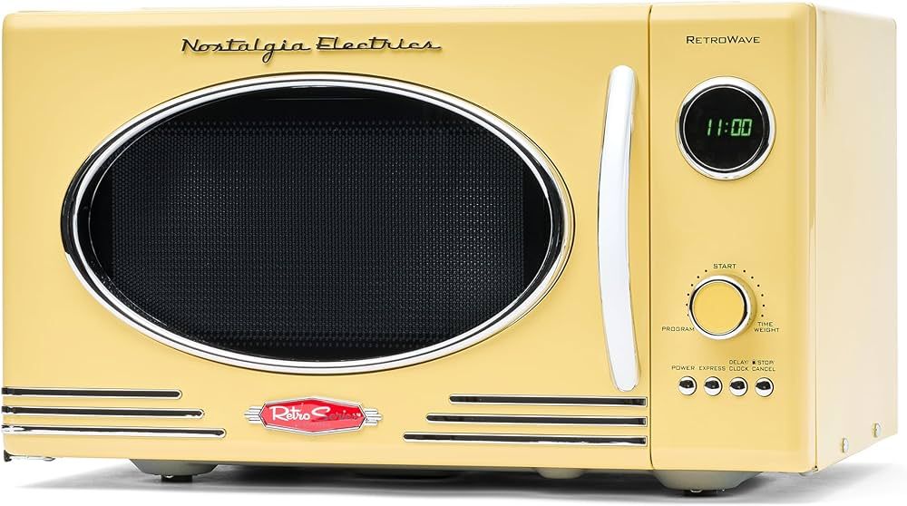 Nostalgia Retro Microwave - Countertop Microwave Oven - Includes 12 Pre-Programmed Settings and D... | Amazon (US)