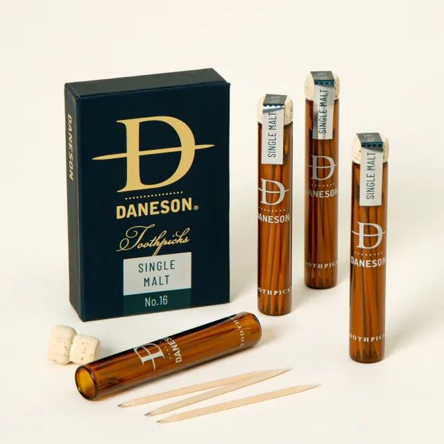 Scotch-Infused Toothpicks Gift Set | UncommonGoods