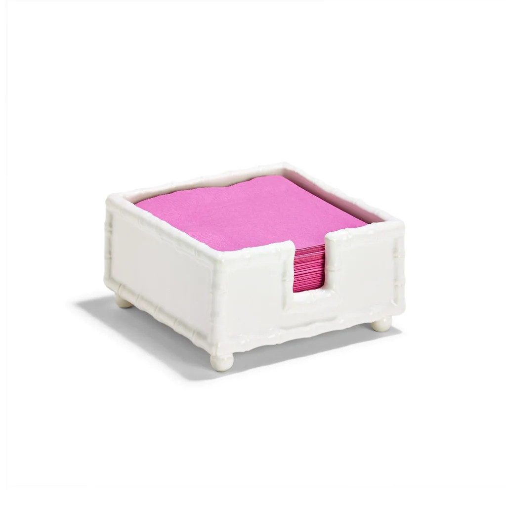 Hampton Faux Bamboo Napkin Holder | Over The Moon
