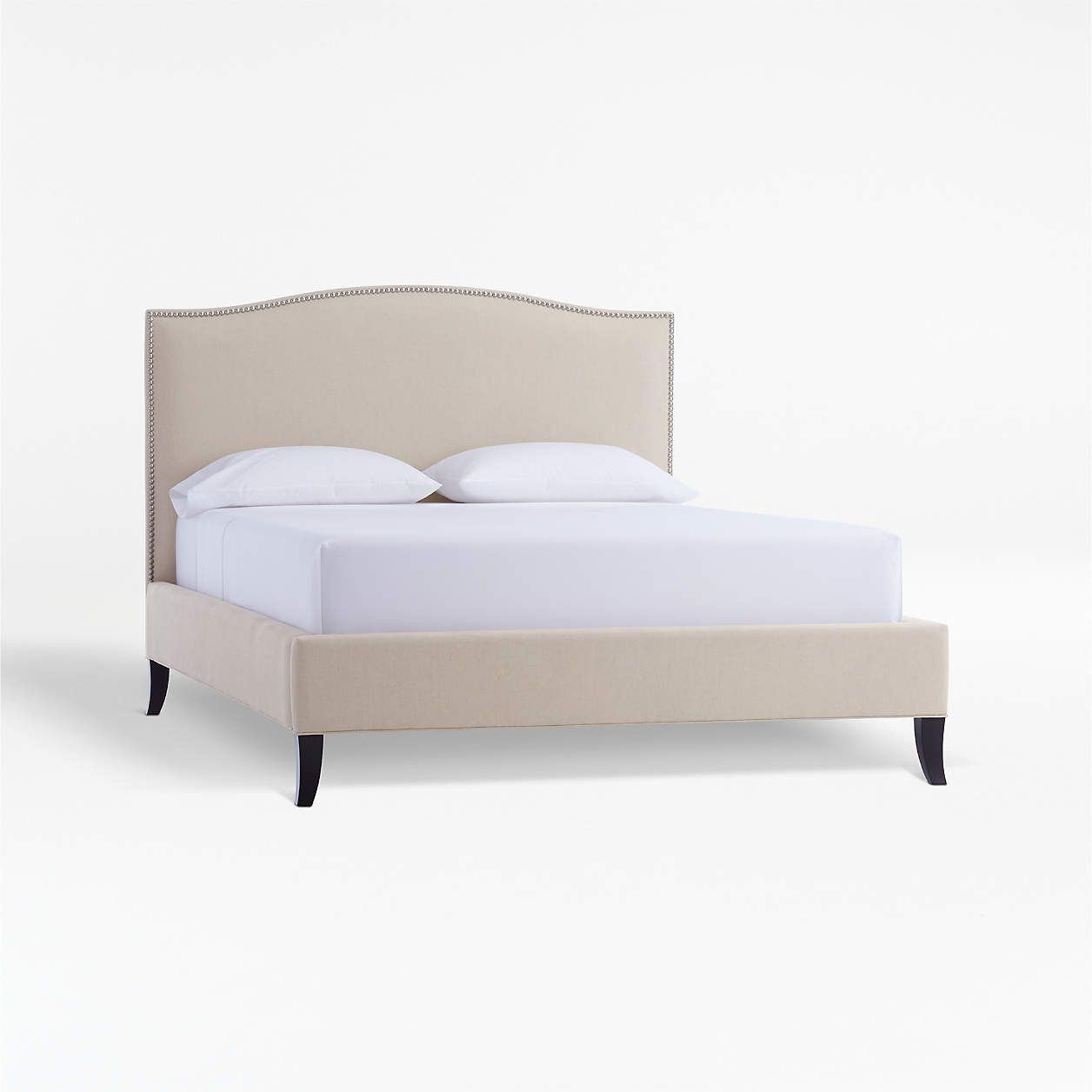 Colette Full Upholstered Bed 52.5" + Reviews | Crate & Barrel | Crate & Barrel