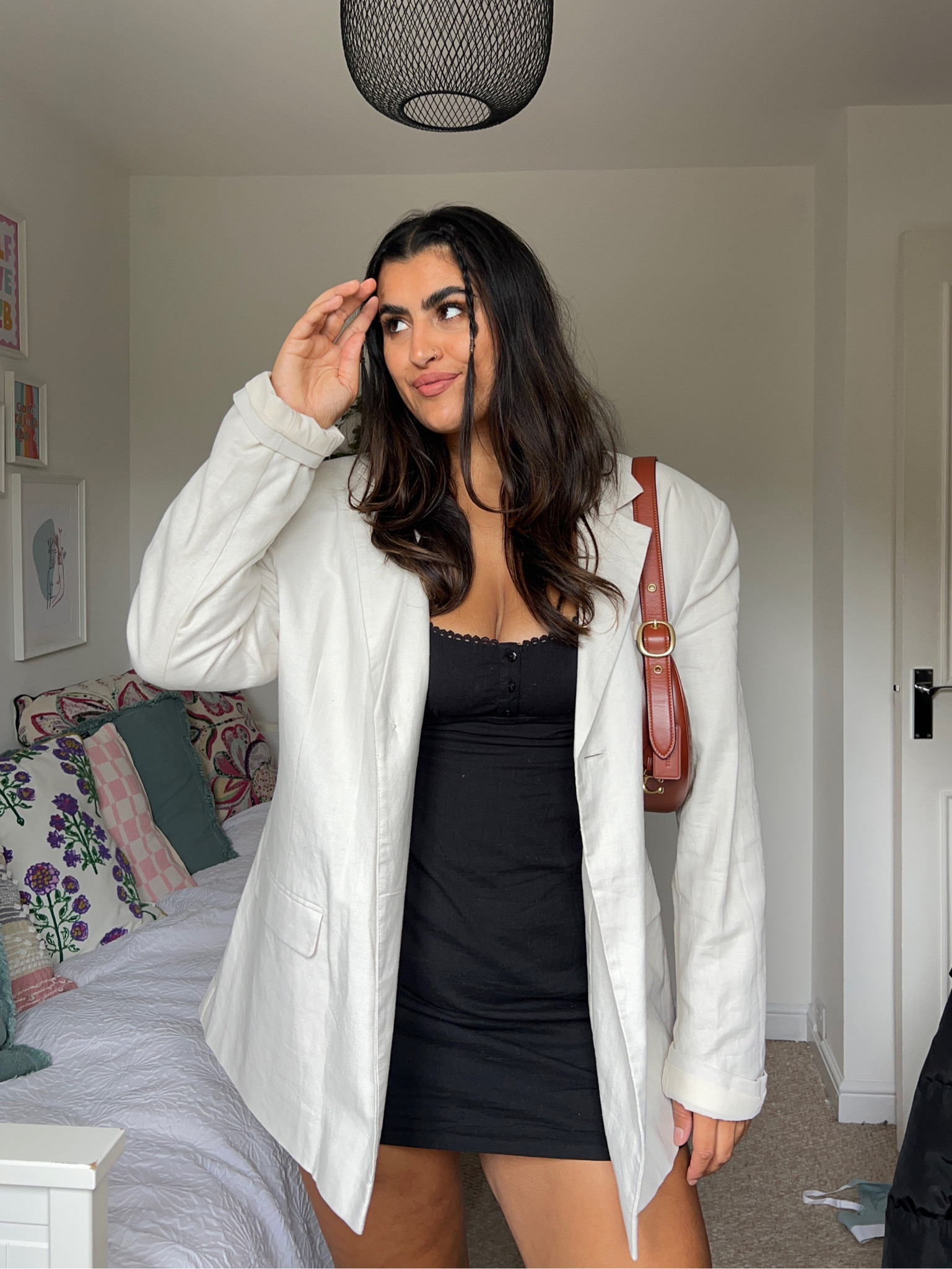 Summer to Autumn fit that you can wear with tights in winter too!! 💐☔️🍂🤍

#LTKSeasonal #LTKeurope #LTKmidsize