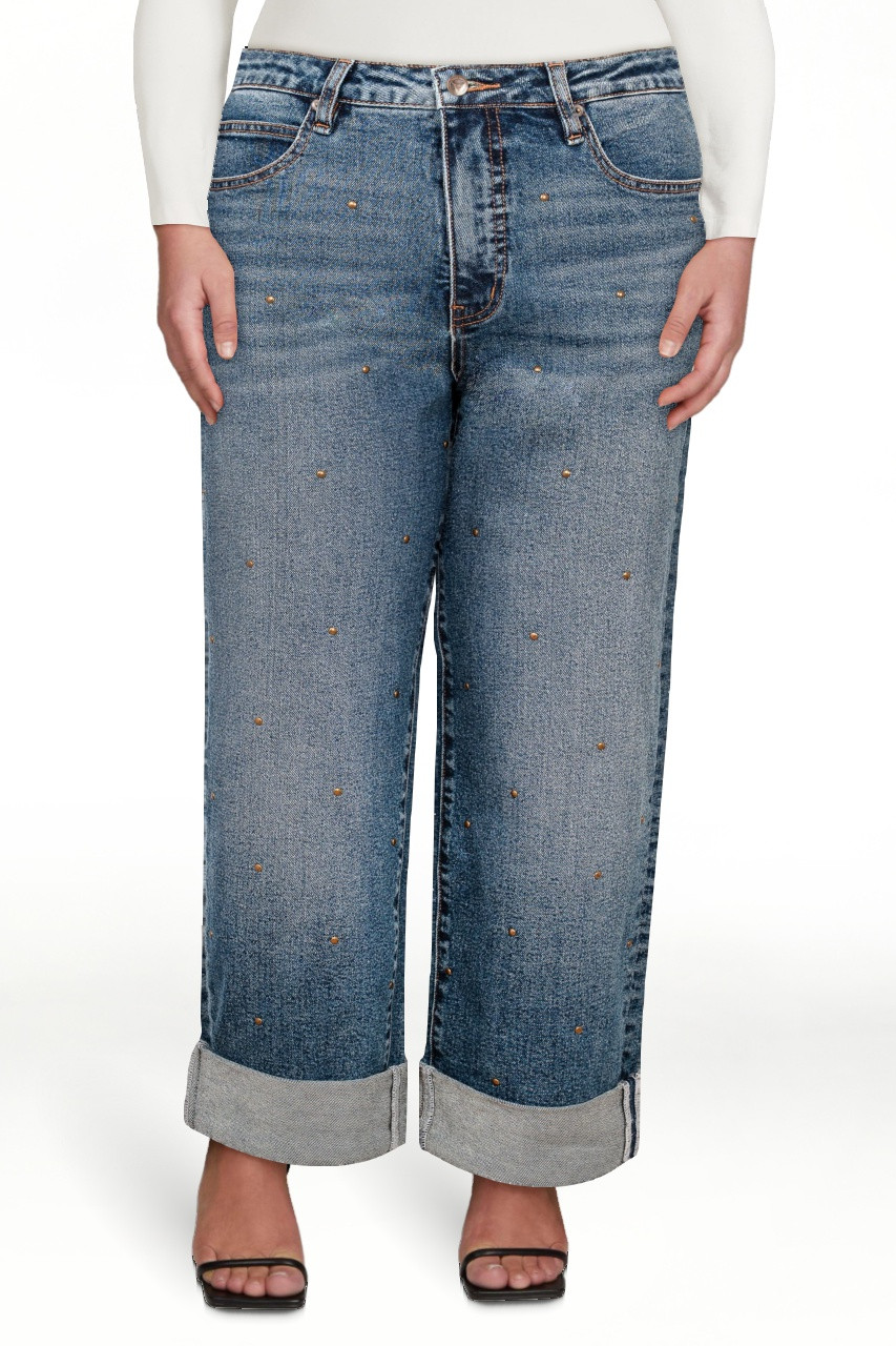 Jessica Simpson Women's and Women's Plus Zinnia Boyfriend Jeans, 25" Inseam, Sizes 2-24 - Walmart... | Walmart (US)