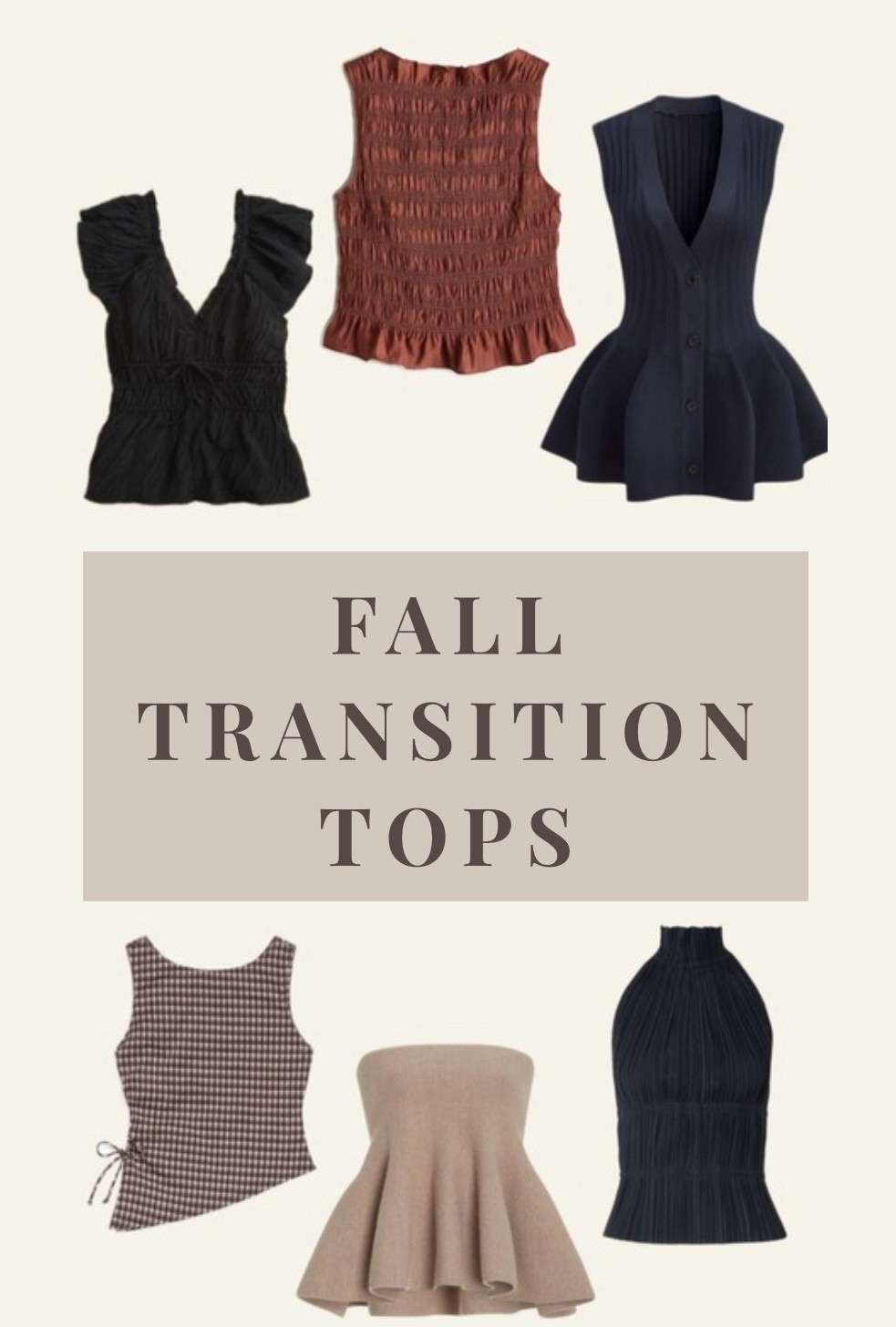 Fall Transition Outfit Tops 

 #LTKParties #LTKSeasonal #LTKStyleTip