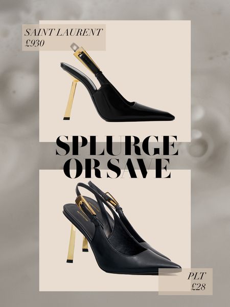 YSL Vs PLT 💜
Saint Laurent Lee patent-leather slingback pumps | Designer shoes dupe | Heels | Black slingback | Pointed toe 

#LTKSeasonal #LTKshoecrush #LTKfindsunder50