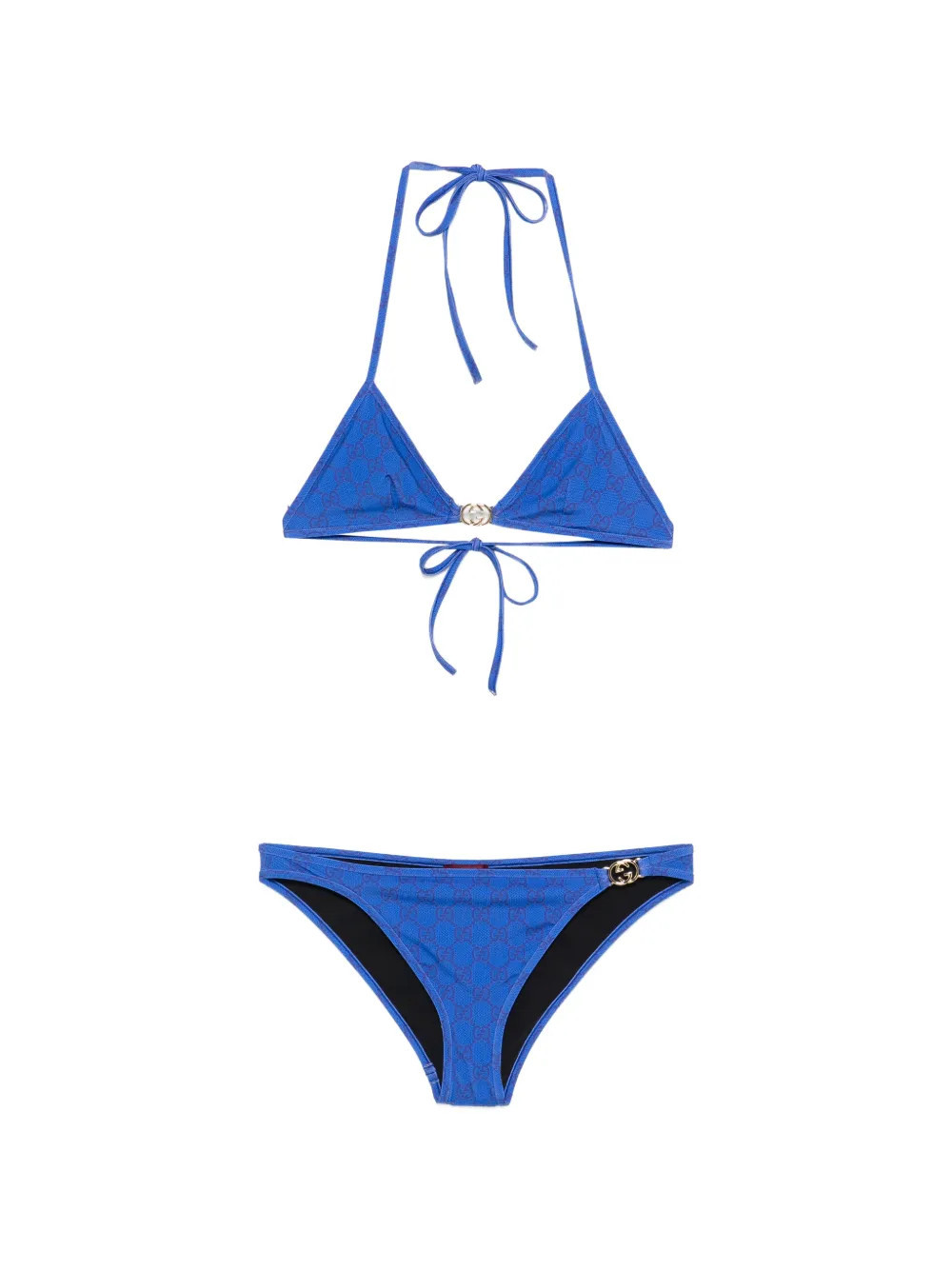Gucci GG-print bikini - Blue | Farfetch Global