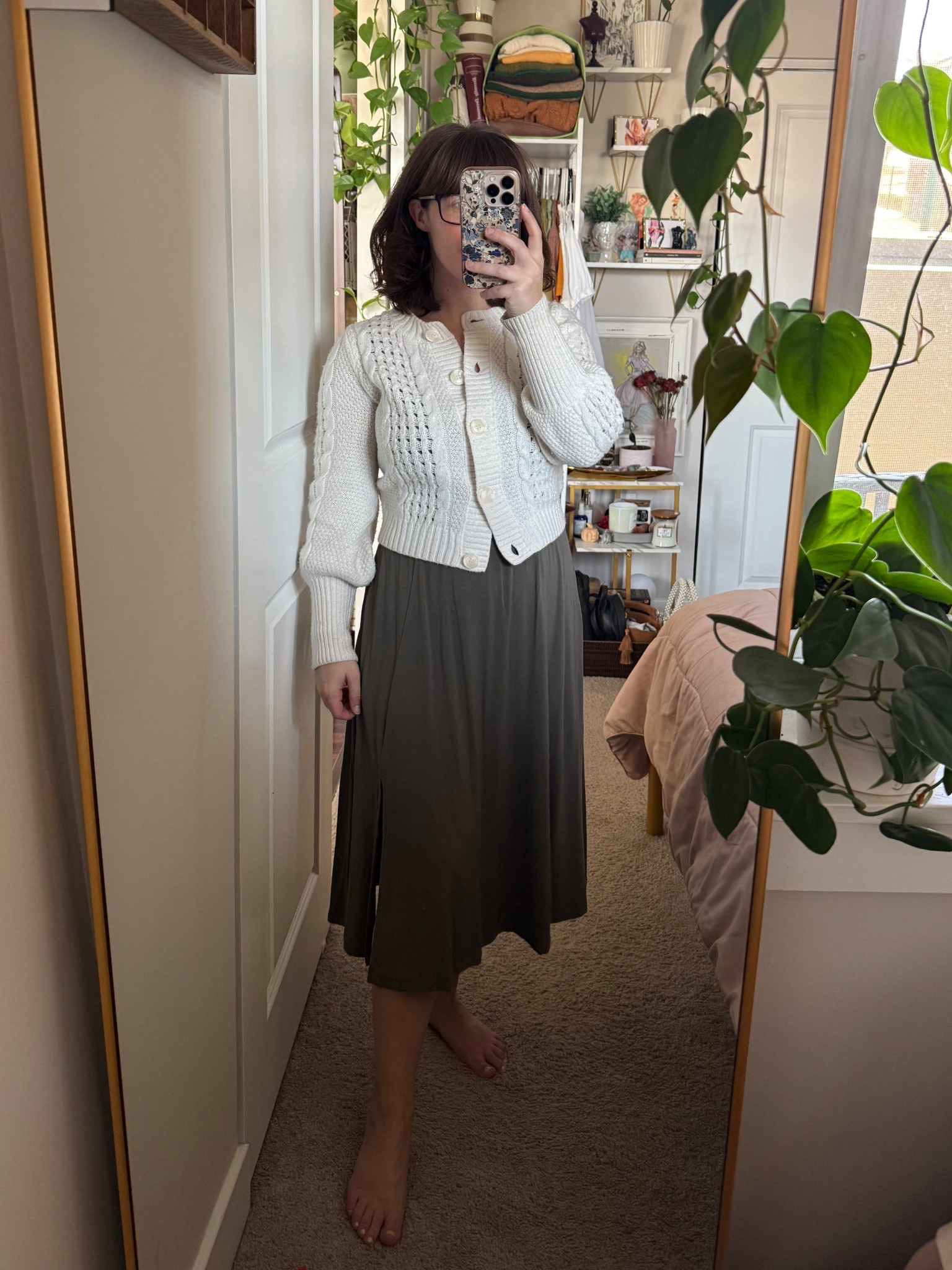 Cardigan and easy dress. Perfect weekend look. OOTD 4.12.25

#LTKStyleTip #LTKPetite