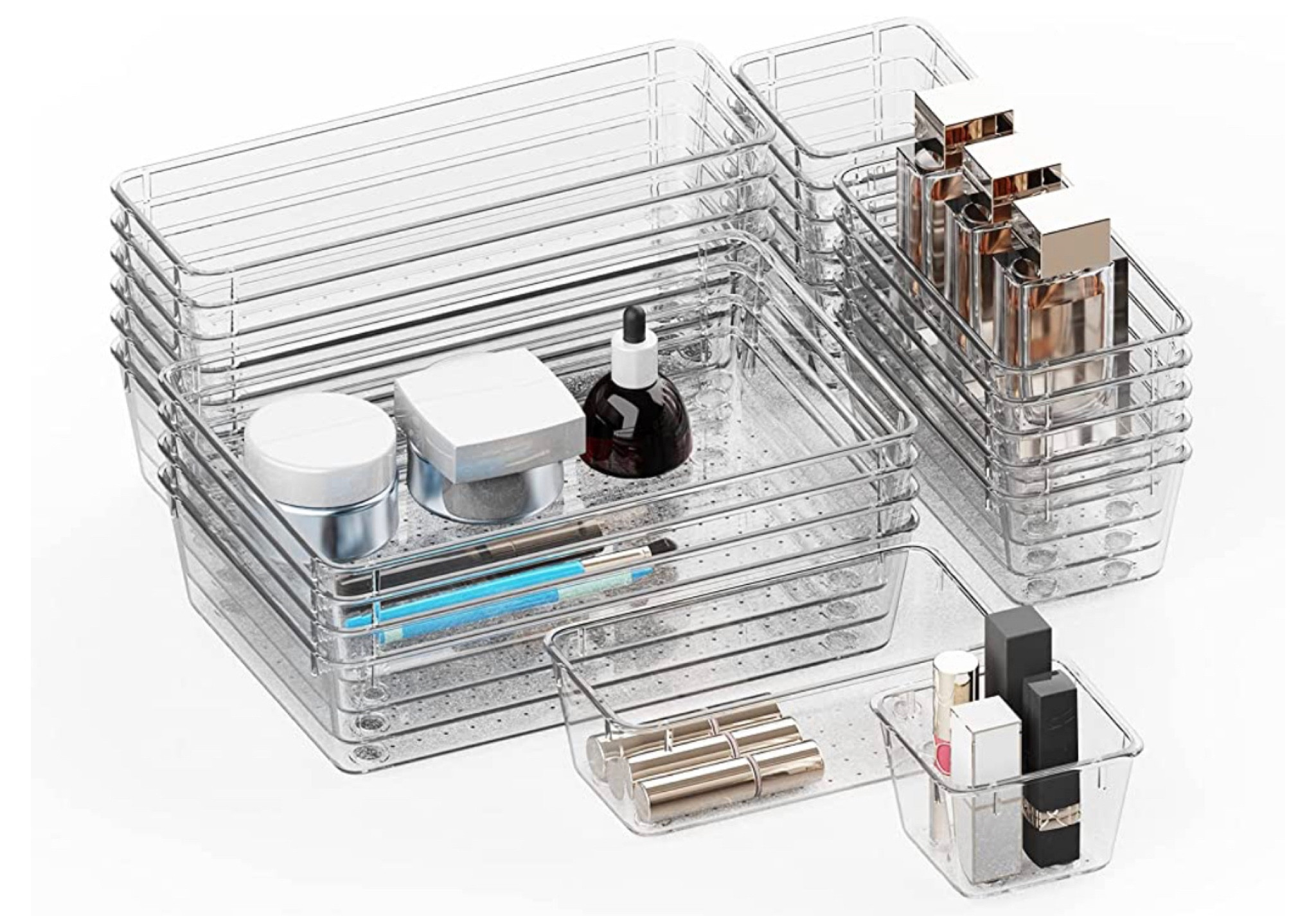Best nonslip acrylic organizers for bathroom 

#LTKhome