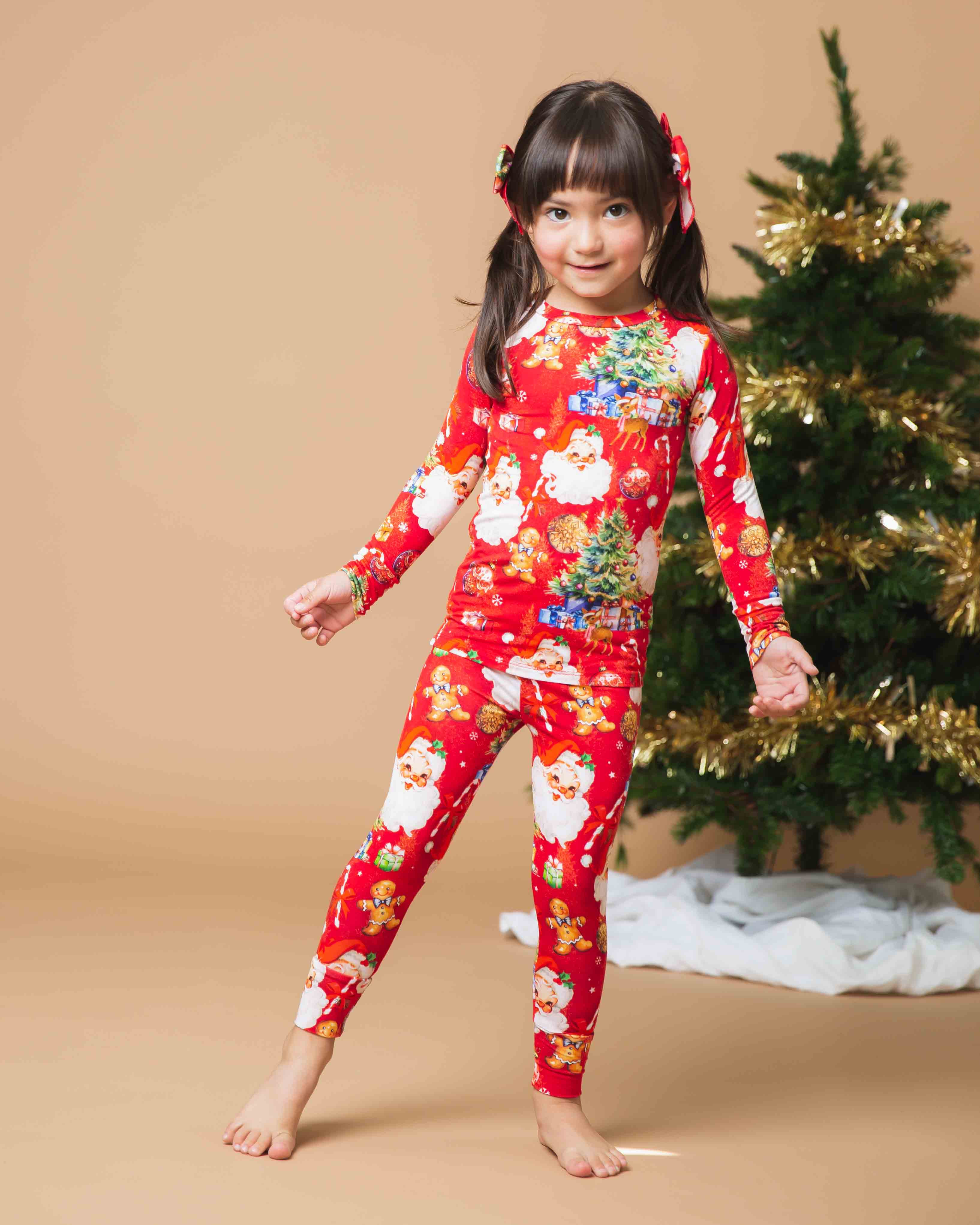 In The Nick Of Time Long Sleeve Pajama Set 9/10Y | Bums and Roses