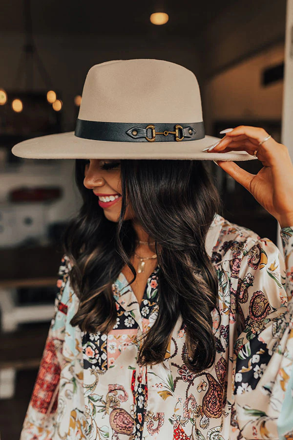Siren Song Felt Fedora • Impressions Online Boutique | Impressions Online Boutique