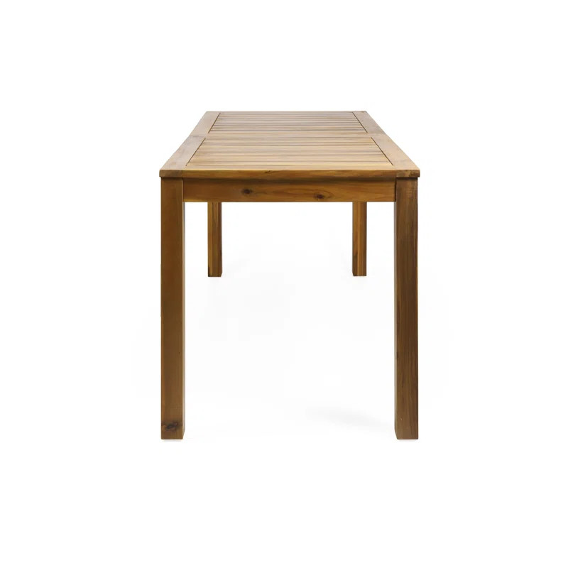 Outdoor Rustic Solid Wood Dining Table | Wayfair North America