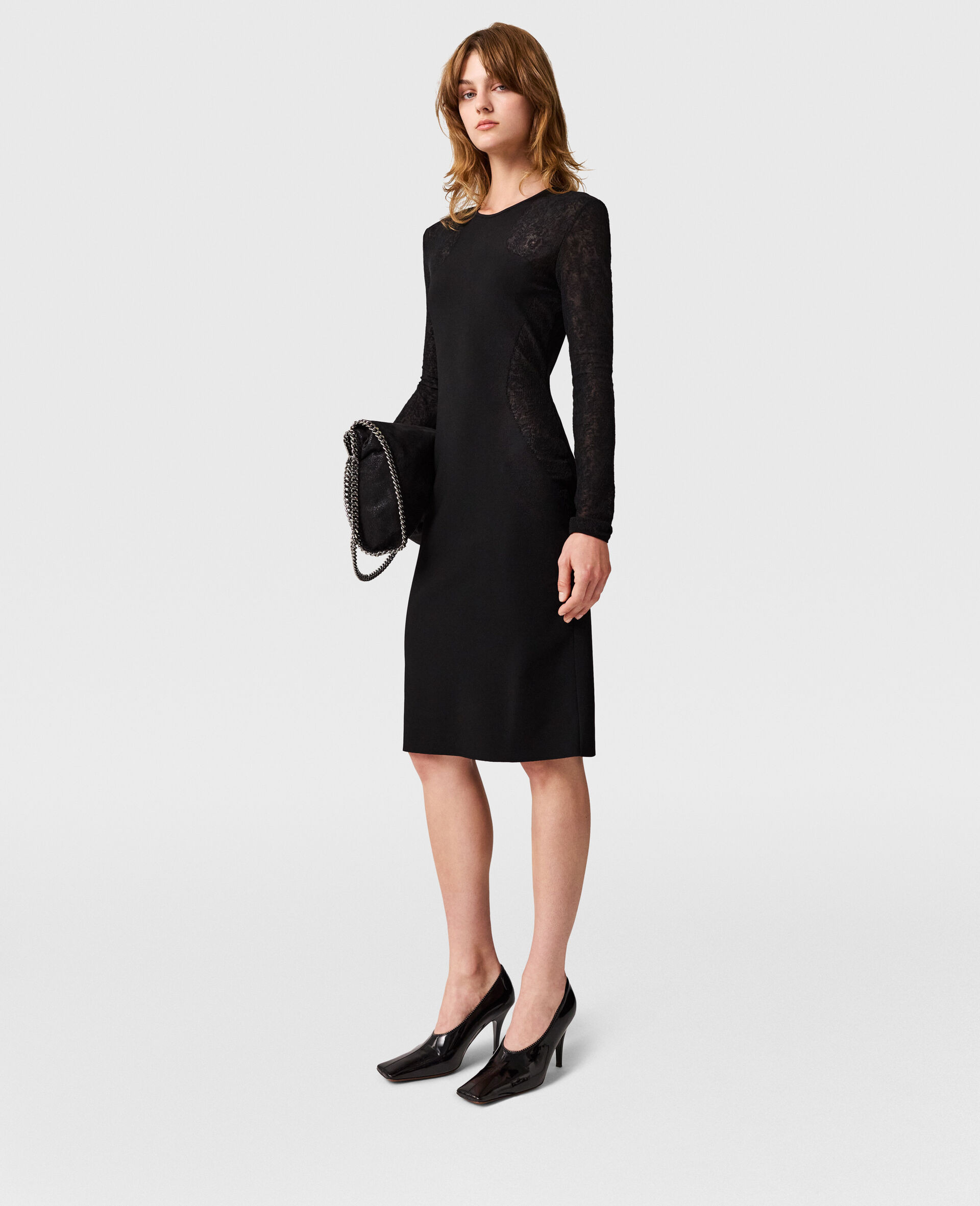 Miracle Long Sleeved Compact-Knit Dress | Stella McCartney (Global)