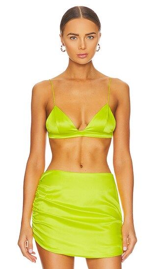 Doral Bralette in Neon Lime | Revolve Clothing (Global)