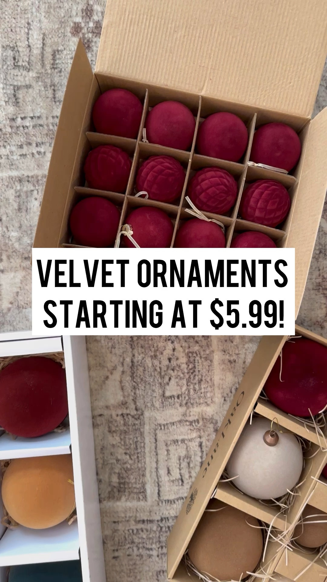 Gorgeous velvet Christmas ornaments starting at $5.99! Brown ornaments, gold ornaments, red ornaments, green ornaments, black ornaments, neutral ornaments, traditional ornaments

#LTKSeasonal #LTKHoliday #LTKhome