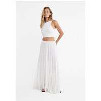 Boho midi skirt - Women's Skirts | Stradivarius United Kingdom | Stradivarius (UK)
