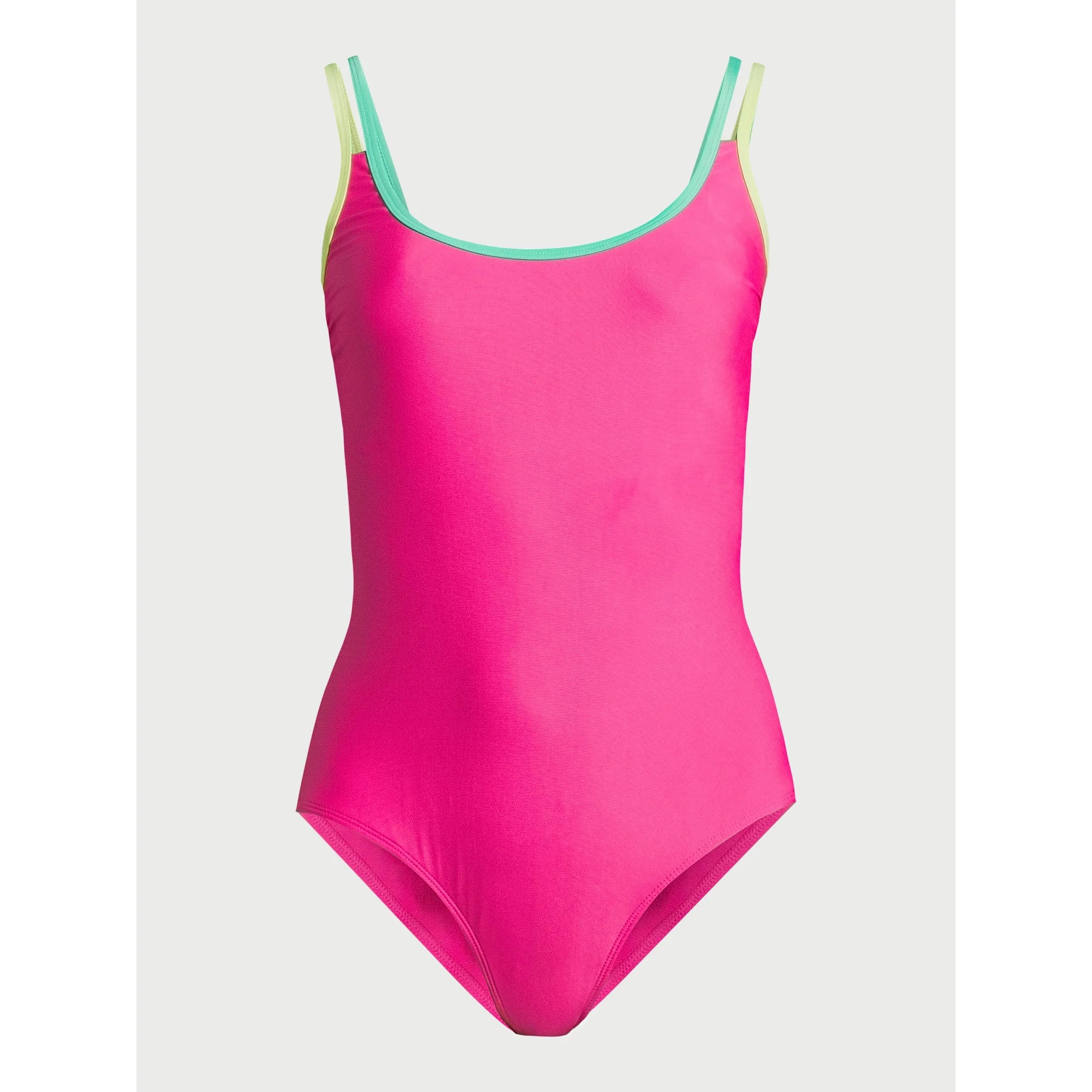 No Boundaries Juniors’ Multi-Strap One-Piece Swimsuit, Sizes S-XXL | Walmart (US)