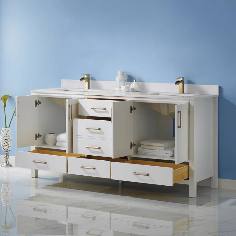 Ryland 72" Double Bathroom Vanity Set | Wayfair North America